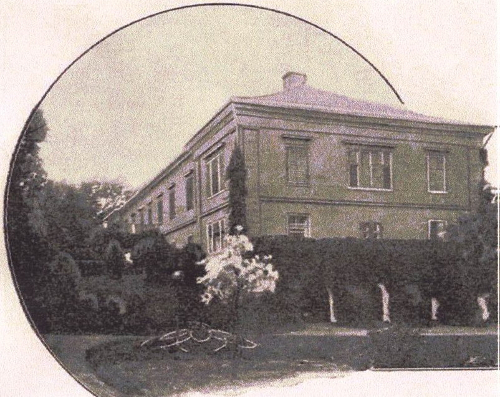 A kastély egy 1908-as felvételen